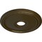 Ekena Millwork Diane Ceiling Medallion (Fits Canopies up to 5 3/8"), Hand-Painted Brass, 18"OD x 3 5/8"ID x 1 1/8"P CM18DIBRS - alternate 4